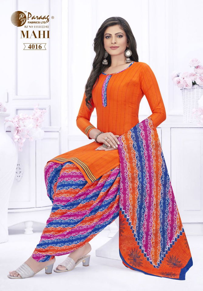 Paraag Mahi 4 Casual Wear Wholesale Dress Material Collection